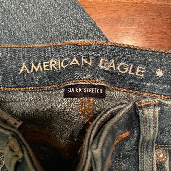 Womens AMERICAN EAGLE super stretch skinny 00 extra short XS EUC! - Picture 8 of 10